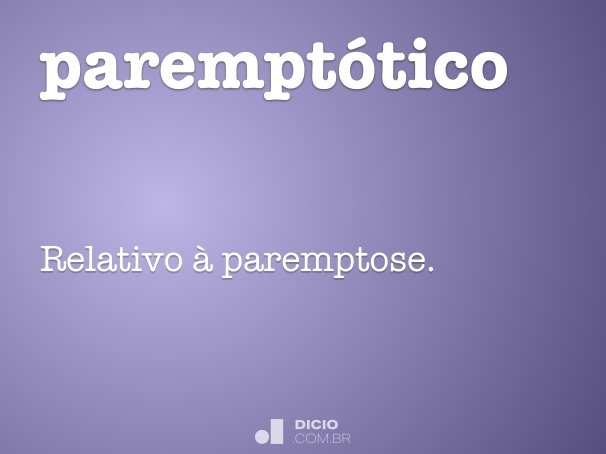 paremptótico