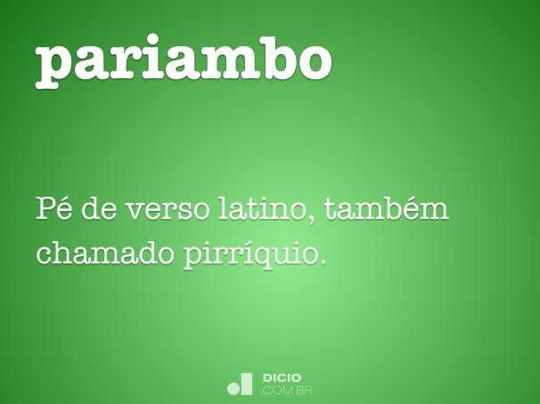 pariambo