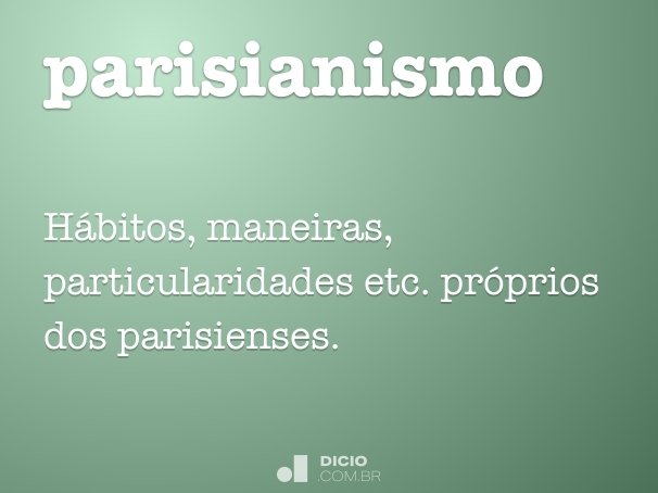 parisianismo
