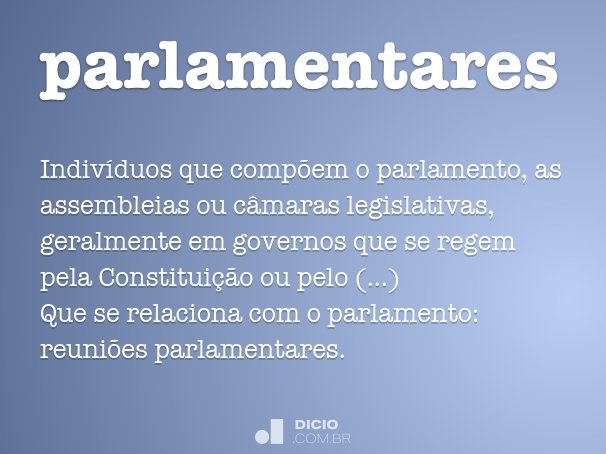 parlamentares