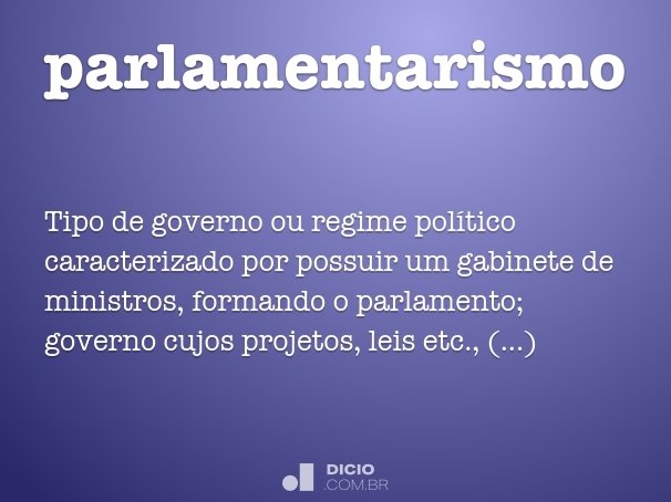 parlamentarismo