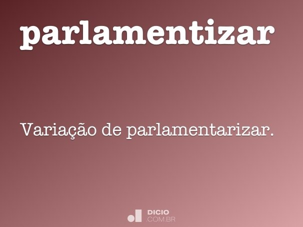 parlamentizar