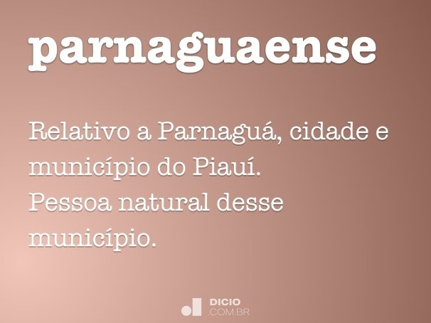 parnaguaense