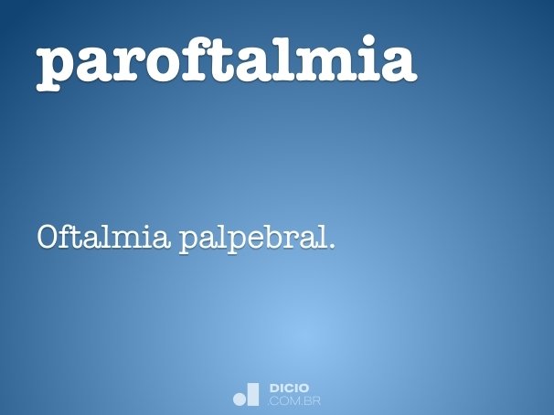 paroftalmia