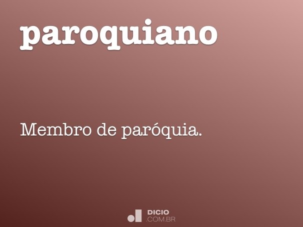 paroquiano