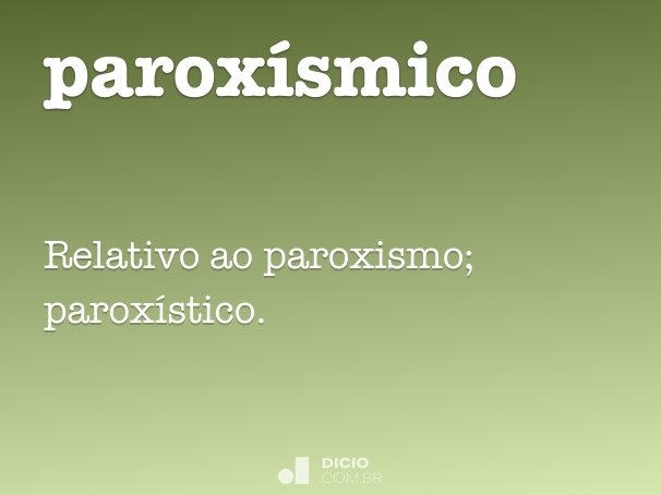 paroxísmico