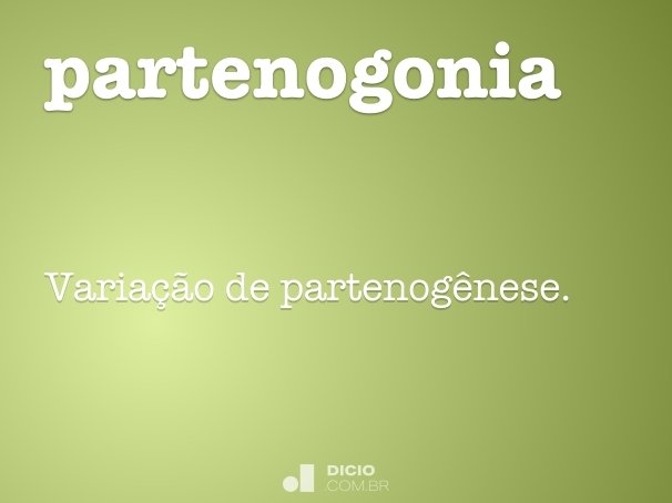 partenogonia