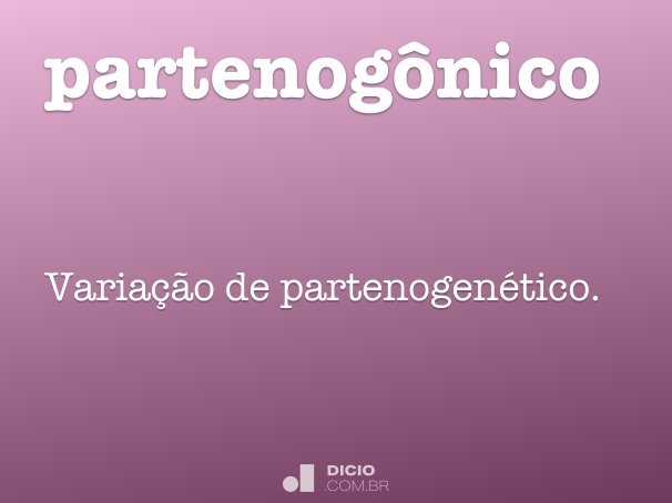 partenogônico