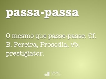 En passant - Dicio, Dicionário Online de Português