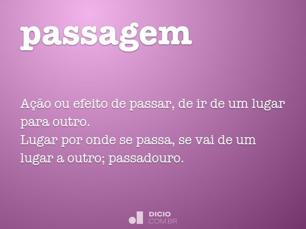 passagem