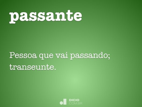 En passant - Dicio, Dicionário Online de Português