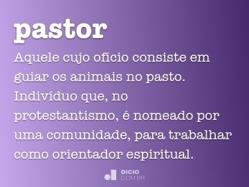 pastor  Tradução de pastor no Dicionário Infopédia de Inglês - Português