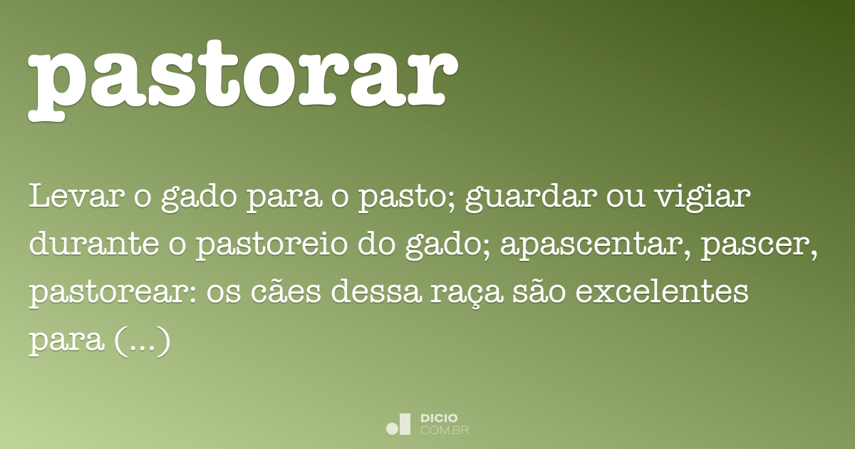 pastor  Tradução de pastor no Dicionário Infopédia de Inglês - Português