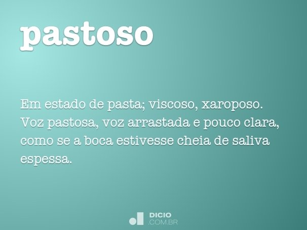 pastoso