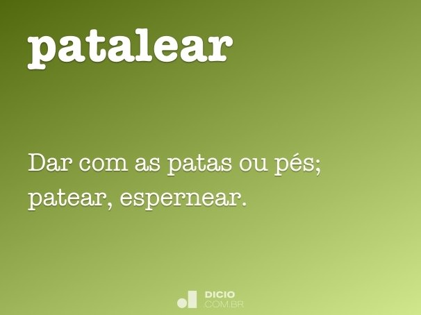 patalear