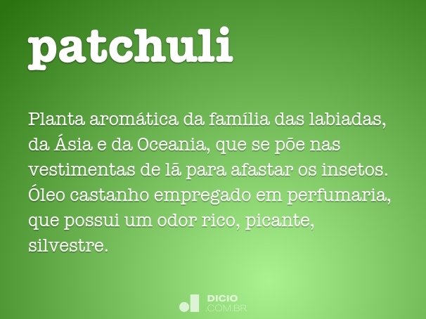 patchuli
