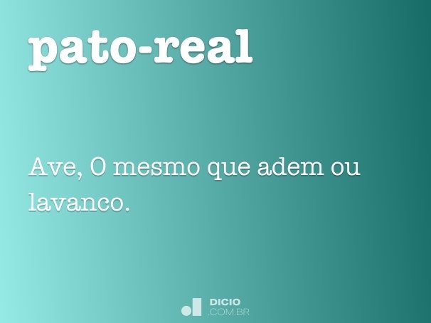 pato-real