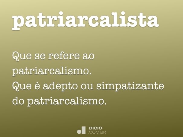 patriarcalista
