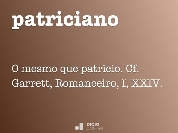 patriciano