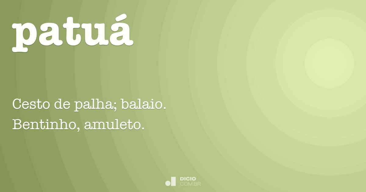 Patuá Dicionário Online de Portugu u00eas Lojas Virtuais Artesanato ~ Patuá Dicionário Online de Portugu u00eas