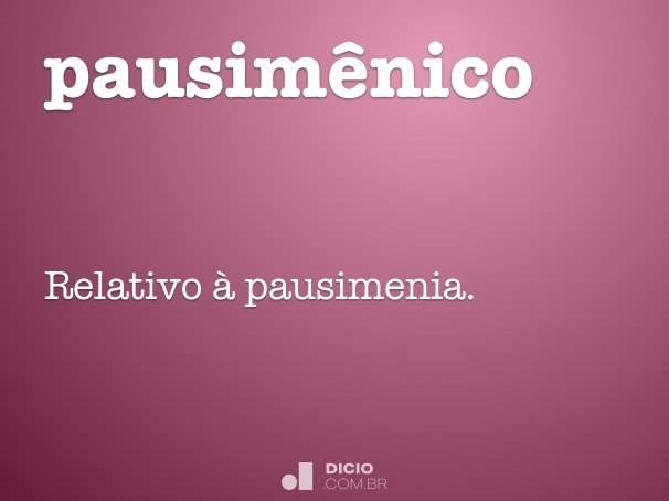 pausimênico