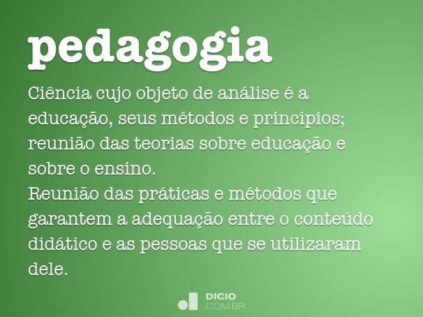 pedagogia