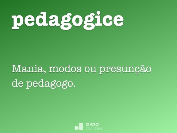 pedagogice
