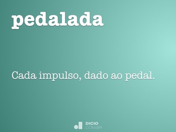 pedalada