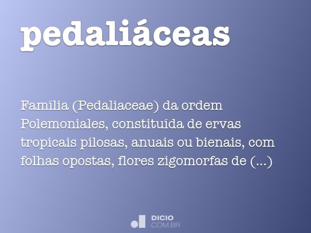 pedaliáceas