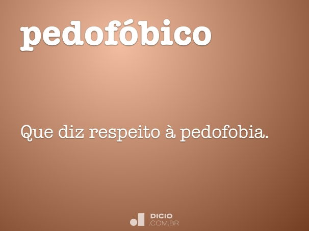 pedofóbico