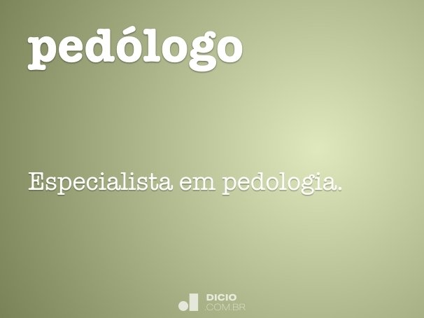 pedólogo
