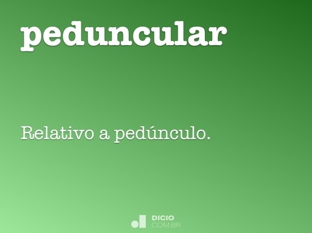 peduncular
