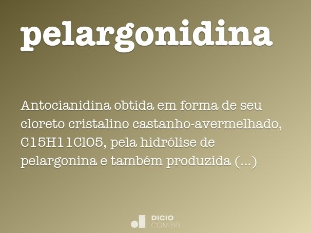 pelargonidina