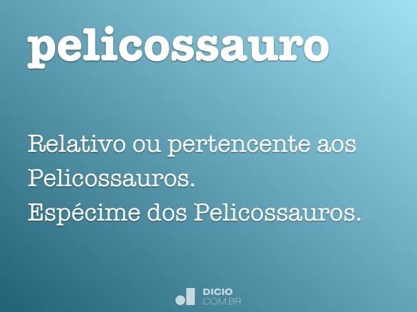 pelicossauro