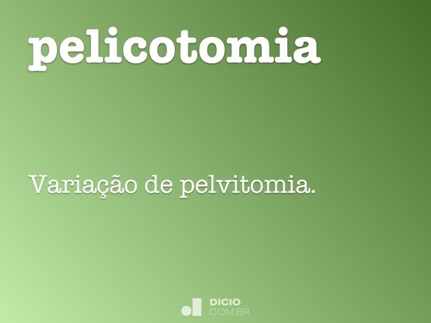pelicotomia