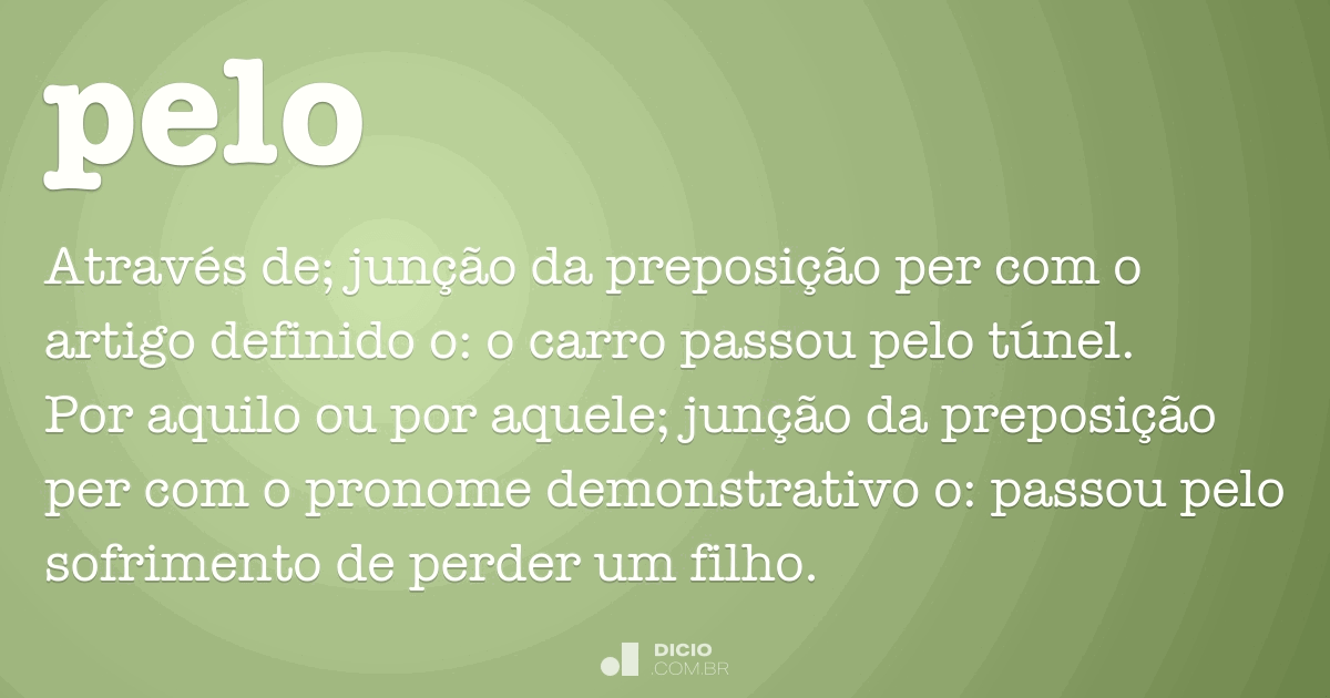 Elo - Dicio, Dicionário Online de Português