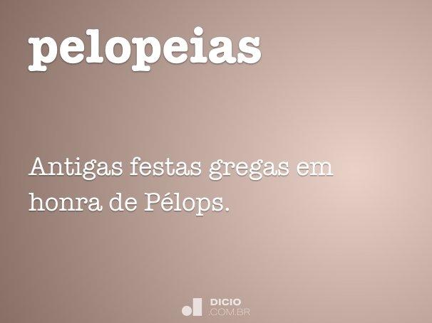 pelopeias