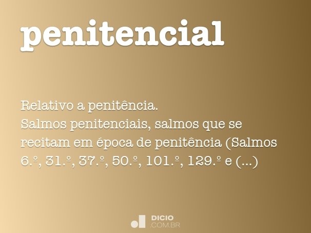 penitencial