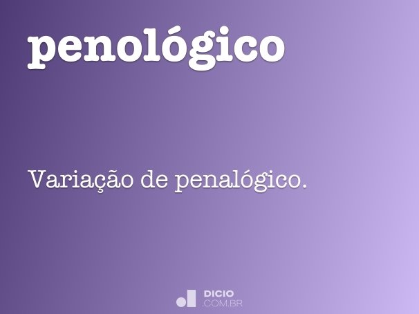 penológico