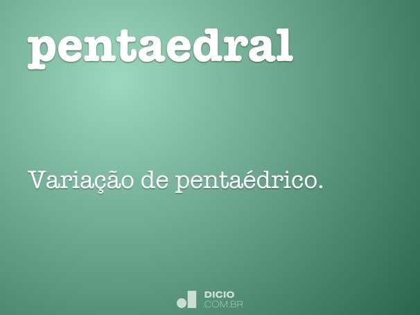 pentaedral