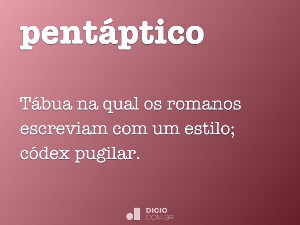 pentáptico