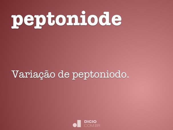 peptoniode
