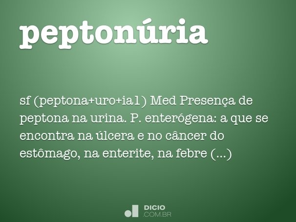 peptonúria