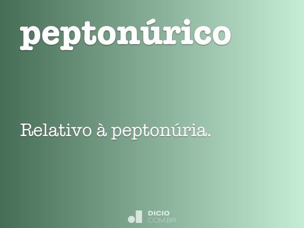 peptonúrico