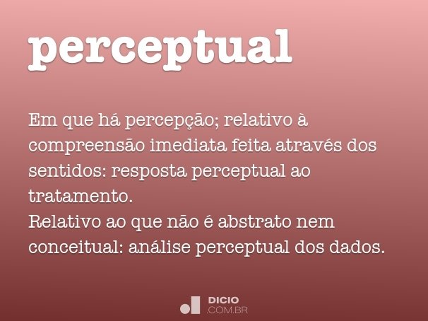 perceptual