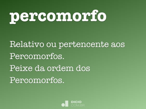 percomorfo