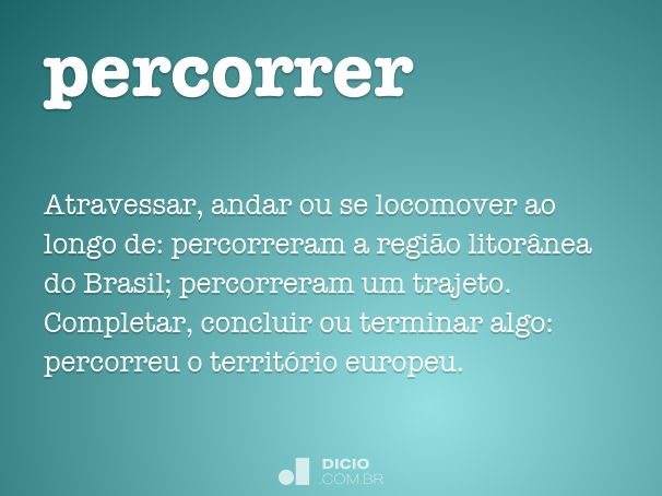 percorrer