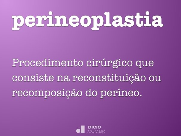 perineoplastia