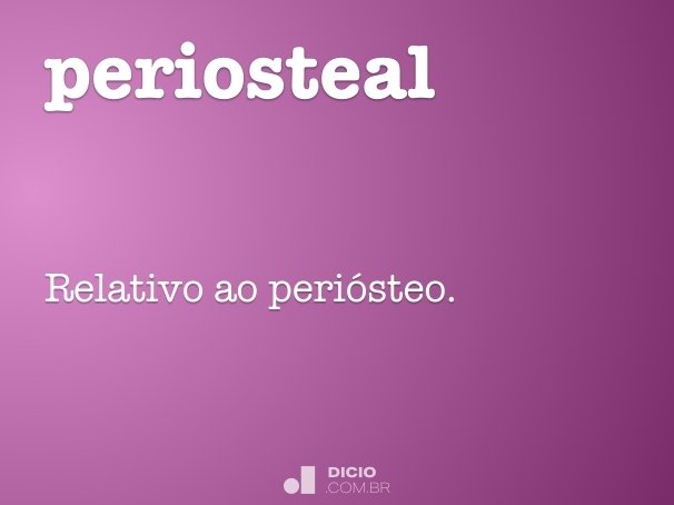 periosteal