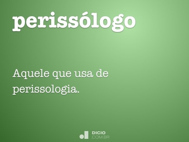 perissólogo